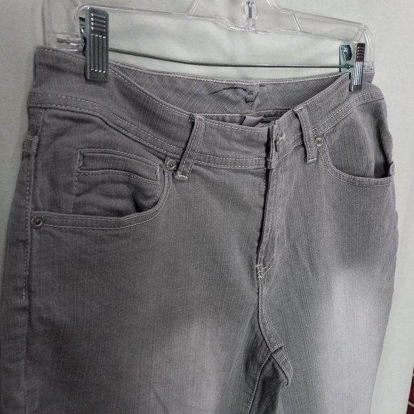 Chico's Platinum 31 X 33 Low Rise 5 Pocket Gray Denim Jeans (T-321) - Picture 5 of 11